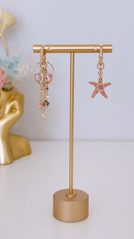 Auskari LUX DESIGN OCEAN (peach)