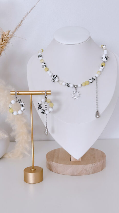 Komplekts "Saulainā Toskāna" dzeltens ar melnu