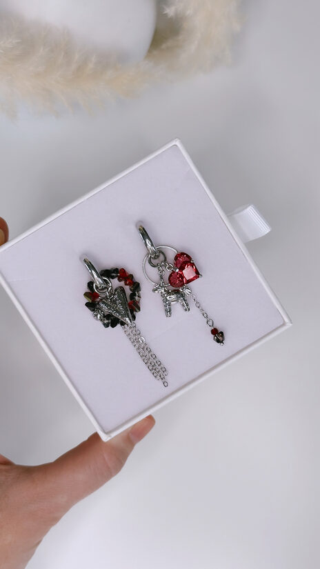 TROJAS ZIRGS AUSKARI (sudraba)