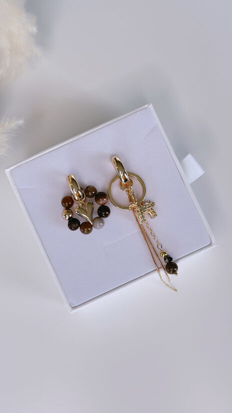 TROJAS ZIRGS AUSKARI (zelta)