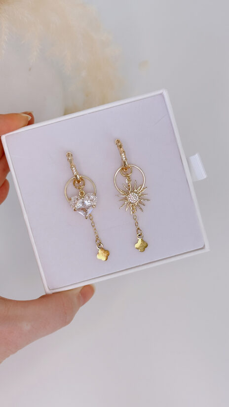 Auskari "Lover" zelta