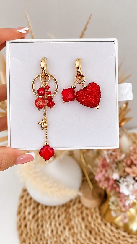 RUBY PASSION — transformējami auskari