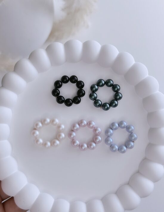 Swarovski pērļu riņķi