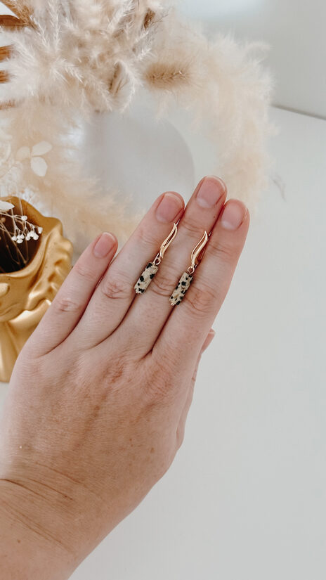 Auskari Dalmāciešu Jašmas akmens trubiņas