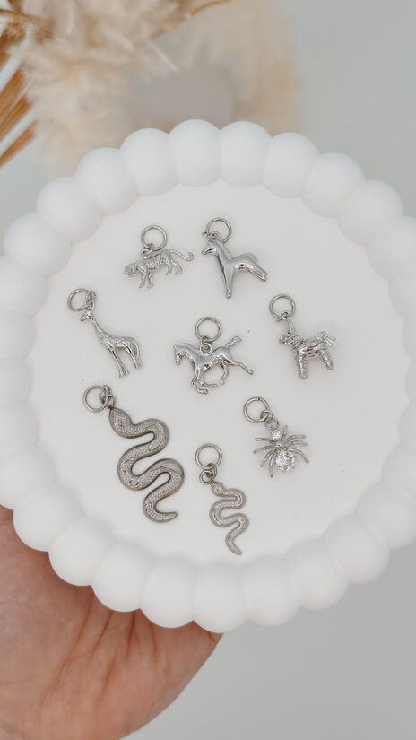 Dažādi dzīvnieciņi (sudraba)