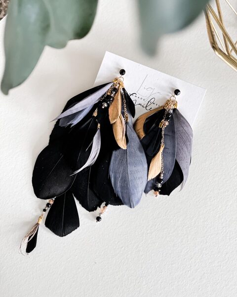 Gabby. Asimetriskie spalvu auskari