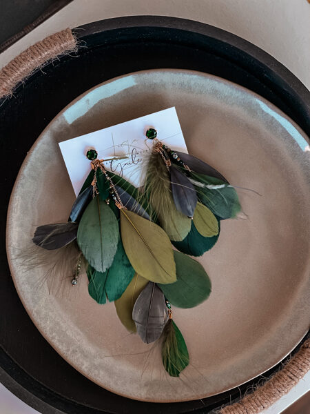 Forest. Asimetriskie spalvu auskari