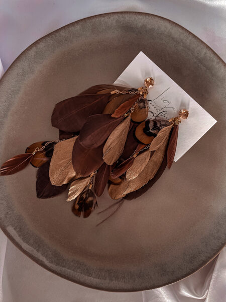 Choco. Asimetriskie spalvu auskari